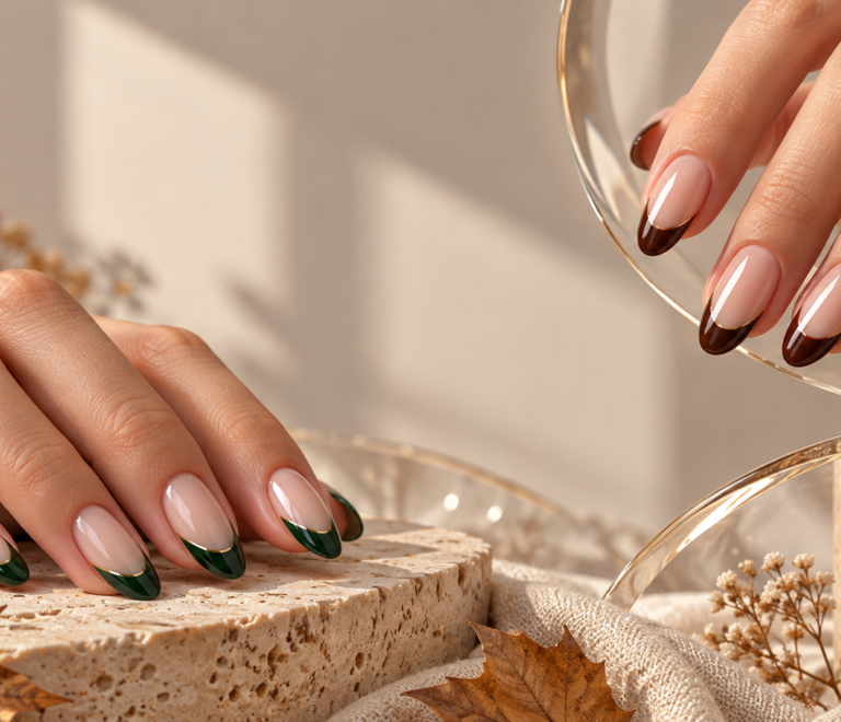 October French Tip Nail Ideas for 2026: Modern Fall Manicure Inspiration